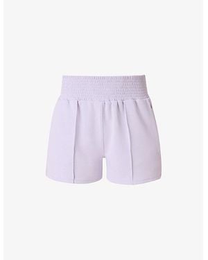 Sweaty Betty Sand Wash Cloudweight Stretch-Jersey Shorts - Purple