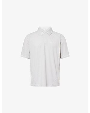 Manors Outsider Short-Sleeved Woven Polo Shirt - White
