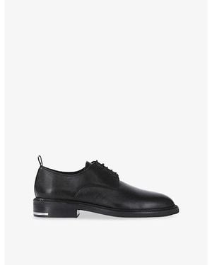 The Kooples Metal-Embellished Leather Shoes - Black