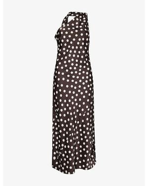 Pretty Lavish Sheree One-Shoulder Woven Maxi Dress - Black