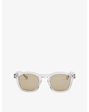 Orlebar Brown Davey Rectangular Acetate Sunglasses - Metallic