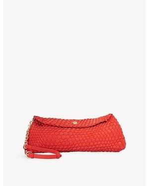 Dune Encourage Woven Clutch - Red