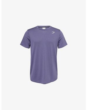GYMSHARK Arrival Slim-Fit Jersey T-Shirt - Purple