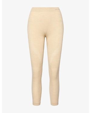 FALKE Wool-Tech Long Thermal Tights - Natural