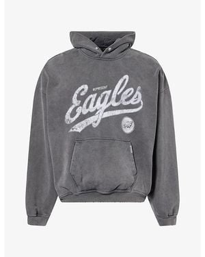 Represent X Nfl Philadelphia Eagles Jersey Hoody - Gray