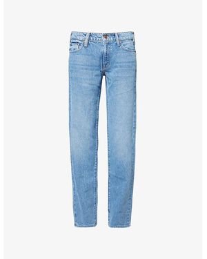 Mother The Relish Sneak Denim Jeans - Blue