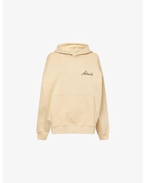 ADANOLA Signature Oversized Cotton-Fleece Hoody - Natural