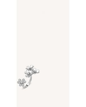 Van Cleef & Arpels Frivole Between The Finger And Diamond Ring - Metallic