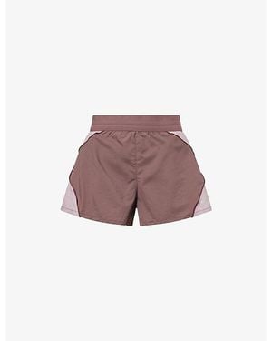 Nike Swift Branded Woven Shorts - Purple