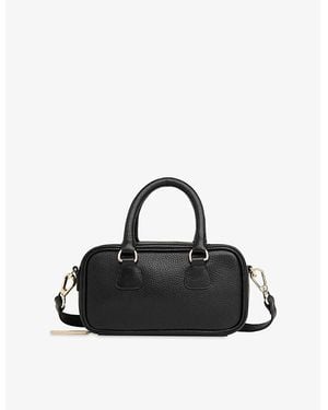 Whistles Lois Bowling Leather Cross-Body Bag - Black