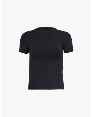 WE Are Tala Dayflex Short-Sleeve Stretch-Woven T-Shirt - Blue