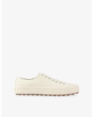 Sandro Vulca Leather Low-Top Sneakers - White
