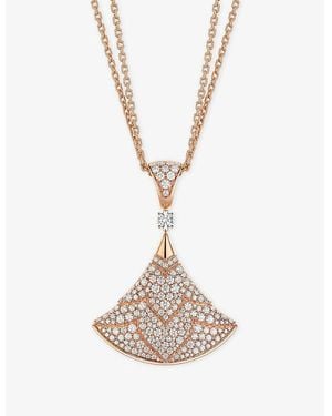 BVLGARI Divas' Dream 18Ct Rose- And Diamond Necklace - Metallic