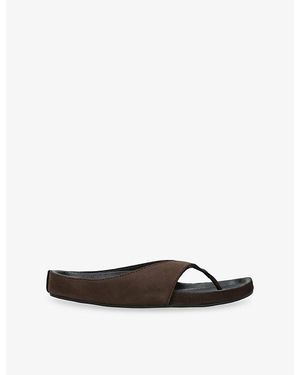 Jude Yaga Suede Sandals - Brown