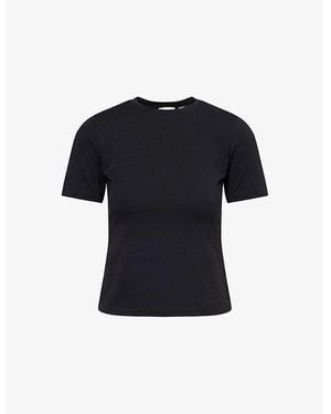Varley Regina Fitted Jersey T-Shirt - Black