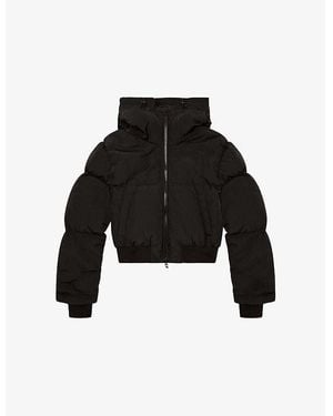 DIESEL W-Peyt Hooded Down Jacket - Black