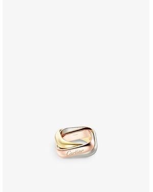 Cartier Trinity Large 18Ct, Rose And- Ring - Metallic