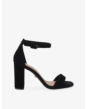 Carvela Kurt Geiger Regatta Suede Heeled Sandals - Black