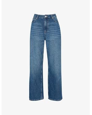 Whistles Straight Full-Length Denim Jeans - Blue