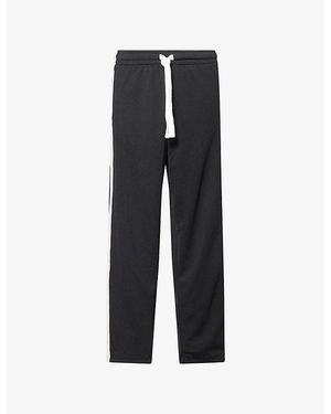 Cole Buxton Classic Straight-Leg Woven Jogging Bottoms - Black