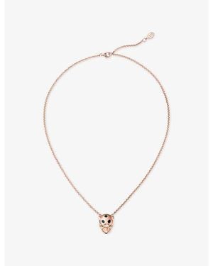Cartier Panthère De 18Ct, Onyx And Tsavorite Necklace - Metallic