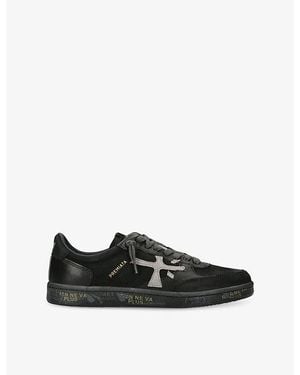 Premiata Bskt Clay Suede Sneakers - Black