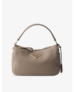 Prada Small Leather Bag - Grey