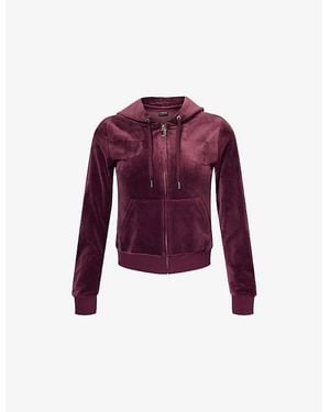 パープルのジップアップセーター Juicy Couture Purple Juicy Couture Activewear for Women | Lyst