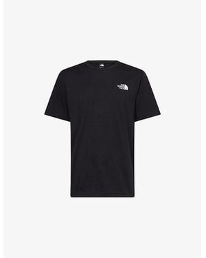 The North Face Box Nse Celebration Short-Sleeve Cotton-Jersey T-Shirt - Black