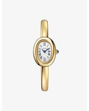 Cartier Baignoire Mini Size 16 18Ct- Quartz Watch 24.6Mm - Metallic