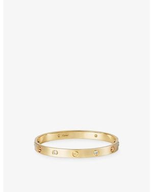 Cartier Love Classic 18Ct- 0.42Ct Diamond Bracelet - Natural