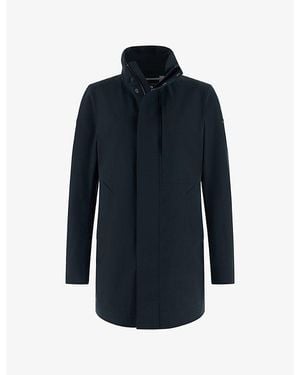 BOGGI B Tech Technical-Fabric Car Coat - Blue