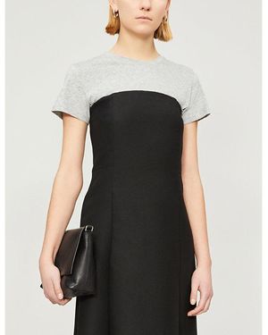 Vince Essential Round-Neck Pima Cotton T-Shirt - Black