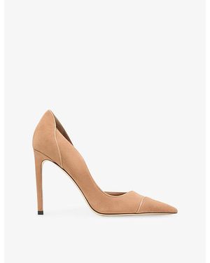 Jimmy Choo Brigitte 100 Patent Suede Heeled Courts - Multicolour
