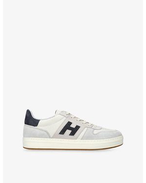 Hogan H-Tv Suede Sneakers - White