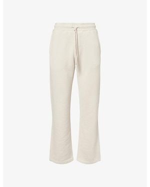 Cole Buxton Pilled Mini Logo Cotton-Blend Jogging Bottoms - Natural