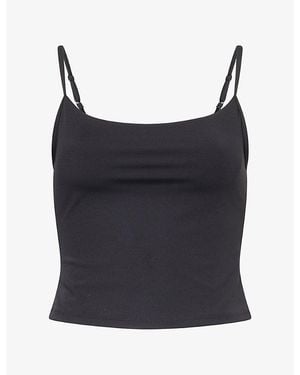 WE Are Tala Dayflex Scoop Neck Stretch-Woven Vest - Blue