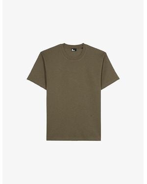 The Kooples Crewneck Regular-Fit Short-Sleeve Cotton T-Shirt - Green