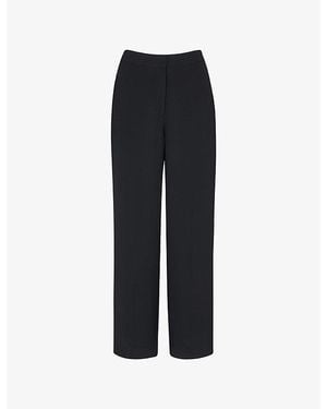 Whistles Ultimate Straight-Leg Woven Trouser - Blue