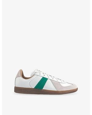 adidas Bw Army Suede And Leather Trainers - Green