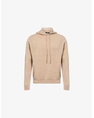 7 For All Mankind Regular-Fit Knitted Cashmere Hoody - Natural