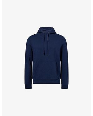 Derek Rose Quinn Cotton-Modal Jersey Hoody - Blue