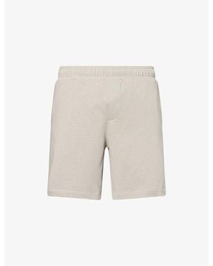 Arne Relaxed-Fit Straight-Leg Cotton-Jersey Shorts - Natural