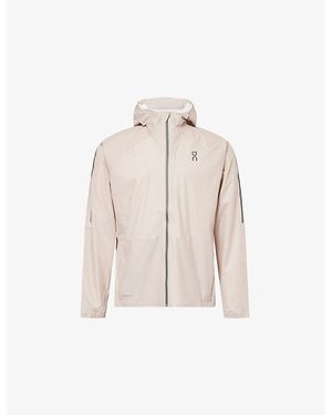 On Shoes Performance Hooded Woven Jacket - Natural