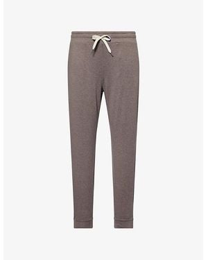 Vuori Performance Tapered High-Rise Stretch-Recycled Polyester Jogging Bottoms - Grey