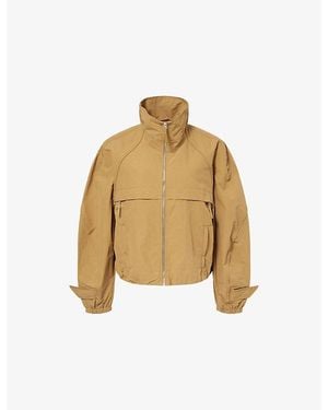 Acne Studios Logo-Embroidered Sport Nylon Jacket - Natural