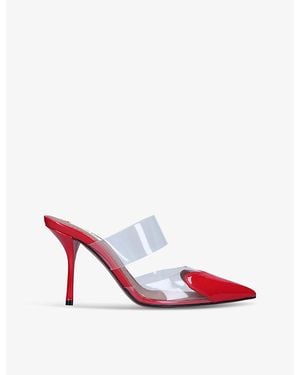Alaïa Heeled Mules - Red