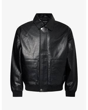Carhartt Arizona Faux-Leather Jacket - Black