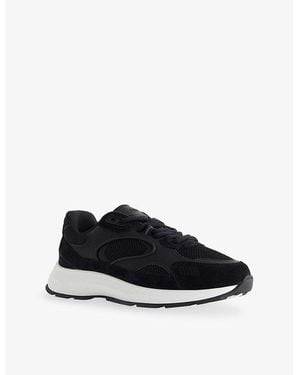 Arne Circuit Suede, Leather And Mesh Sneakers - Blue