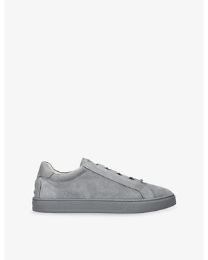 Tod's Cassetta Suede Trainers - Grey